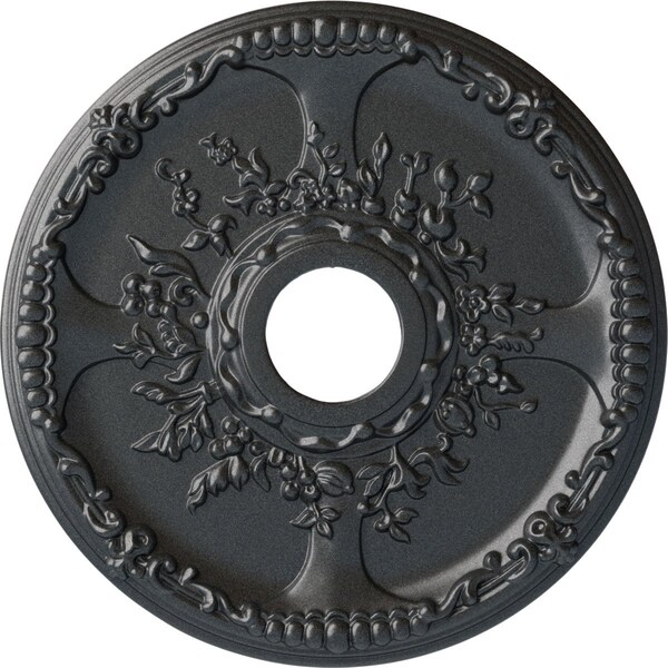 Ekena Millwork Antioch Ceiling Medallion (Fits Canopies up to 3 1/2"), 18"OD x 3 1/2"ID x 1 3/8"P, Pewter CM18SEPES - main